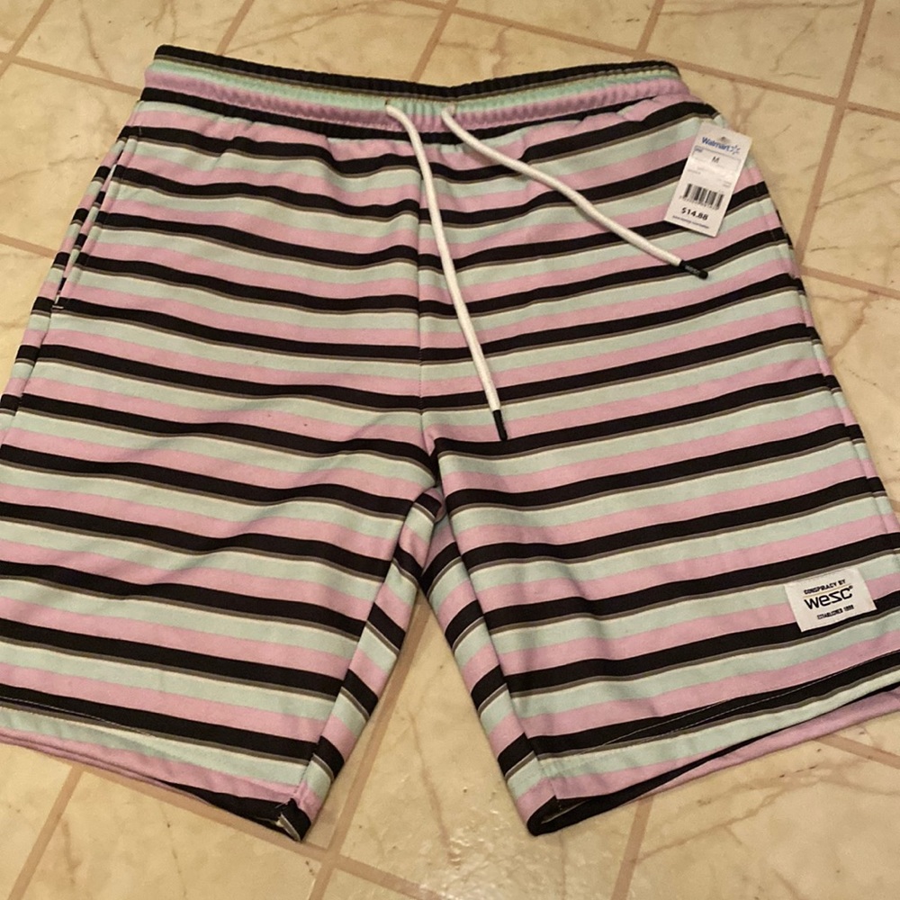 Stripe Jogger Shorts